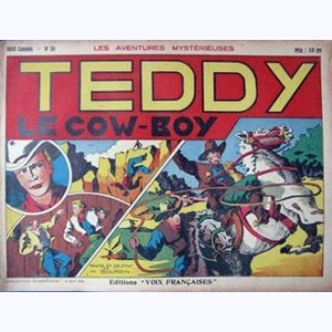 Les Aventures Mystérieuses : n° 26, Teddy le cow-boy