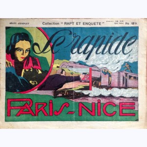 Collection Rapt et Enquête : n° 1, Le rapide Paris-Nice