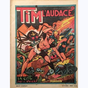 Collection Tim l'Audace : n° 11, La cité sous le volcan