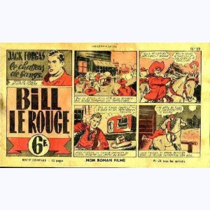 Collection Mon Roman Filmé : n° 19, Jack Forgas - Bill le Rouge