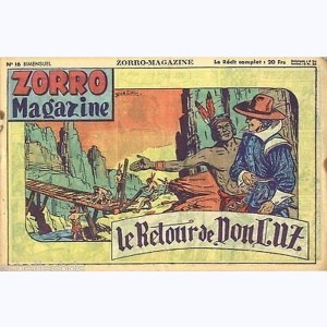Zorro Magazine : n° 16, Le retour de Don Luz
