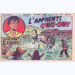 Jeudi Magazine - Supplément de Zorro : n° 66, L'apprenti cow-boy