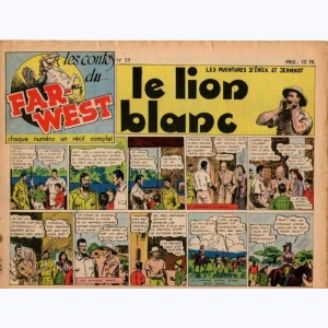 Les Contes du Far-West : n° 59, Les aventures d'Erick et Jeannot - Le lion blanc