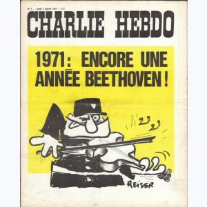 Charlie Hebdo : n° 7, 1971 : Encore une année Beethoven !