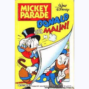 Mickey Parade (2ème Série) : n° 61, Donald est malin ! Donald tout shuss !