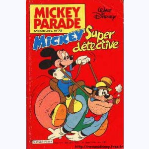 Mickey Parade (2ème Série) : n° 73, Mickey super détective