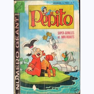 Pépito (5ème Série) : n° 20, SP Géant : Super-gorilles et mini-robots