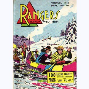Rangers (Rancho-Western) : n° 8, Laredo Crockett : 'Sur la piste d'un outlaw .