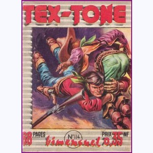 Tex Tone : n° 114, 3 cow-boys sur un train