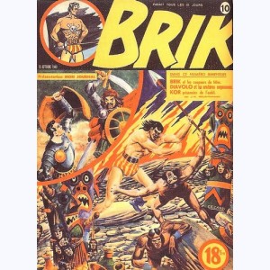 Brik (1ère Série) : n° 10, Brik et les coupeurs de têtes