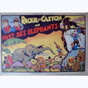 Collection Appel de la Jungle : n° 1, Raoul et Gaston : Au pays des éléphants