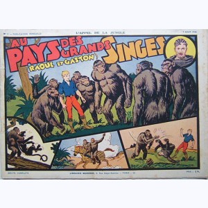 Collection Appel de la Jungle : n° 7, Raoul et Gaston : Au pays des grands singes