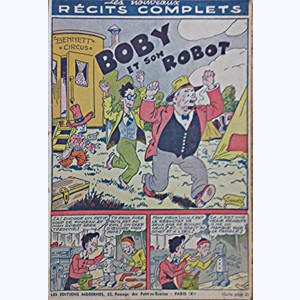 Les Nouveaux Récits Complets : n° 2, Boby et son robot