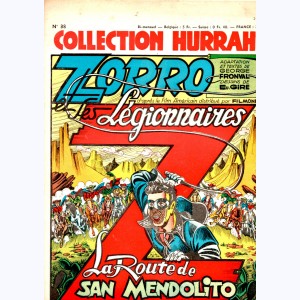 Collection Hurrah : n° 38, Zorro - La route de Mendolito