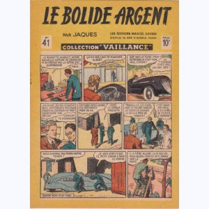 Collection Vaillance : n° 41, Le bolide d'argent