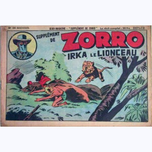 Jeudi Magazine - Supplément de Zorro : n° 54, Irka le lionceau (Robin)