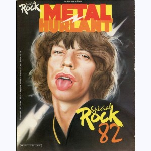 Métal Hurlant (Hors Série) : n° 73bis, Spécial Rock 82